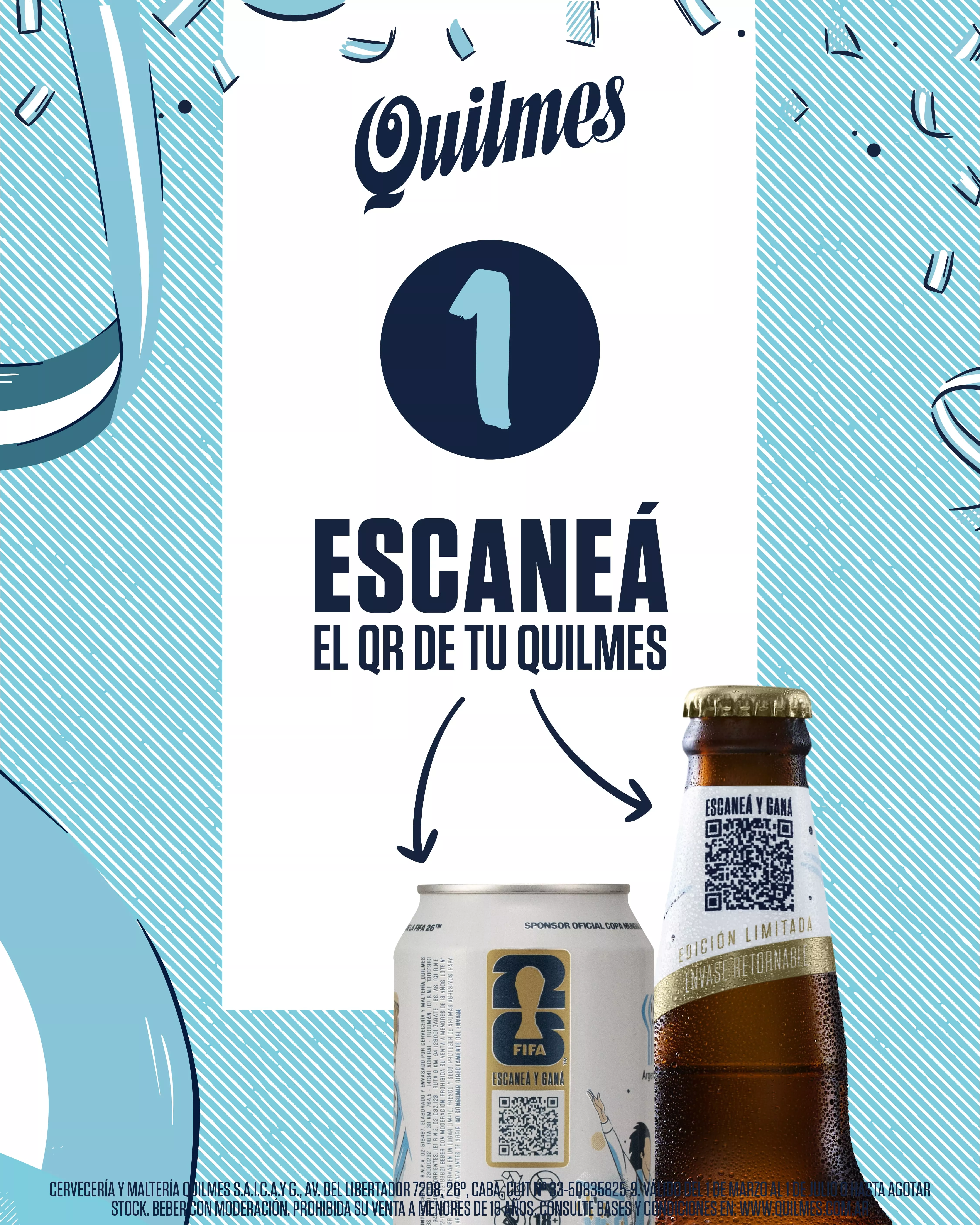 Promo Quilmes mundial Paso 1